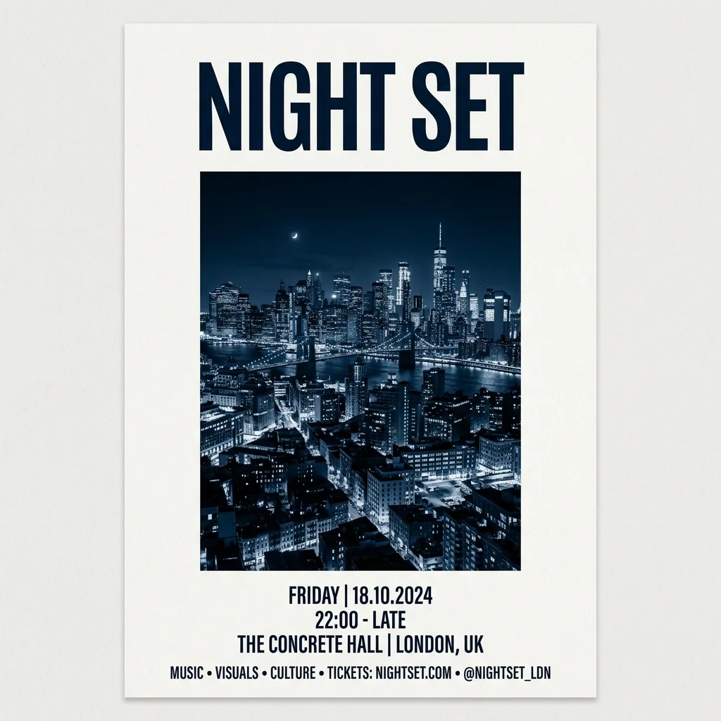 Minimal Event Poster