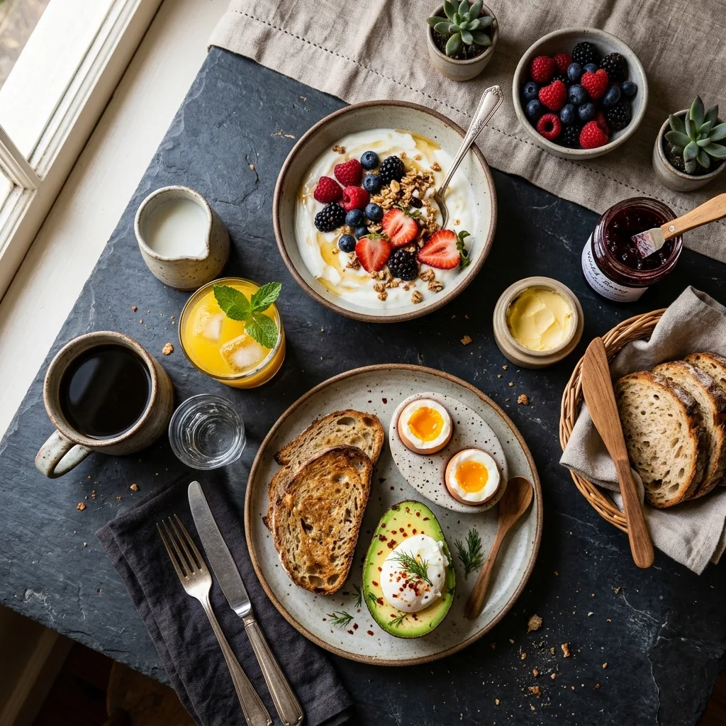 Rustic Food Flatlay